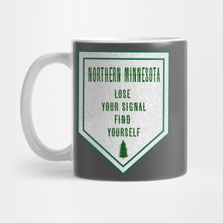Northern Minnesota Lose Your Signal Find Yourself Mug